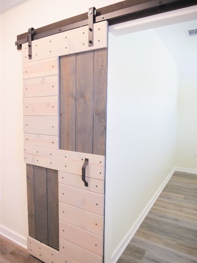Barn door added to office or 5th bedroom | Image 4