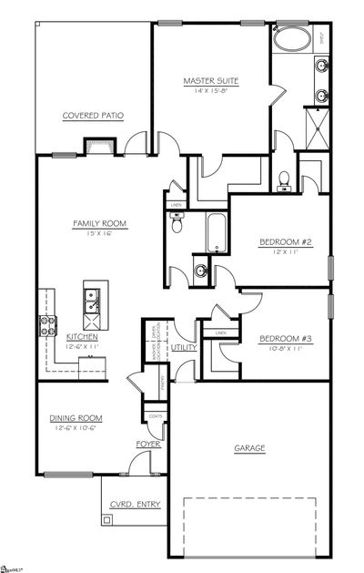 549 Landseer Drive, House other with 3 bedrooms, 2 bathrooms and 2 parking in Landrum SC | Image 2