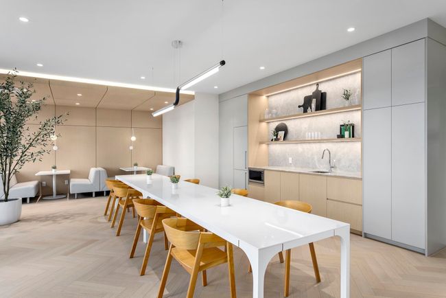 Dining area featuring bar with sink and recessed lighting | Image 8