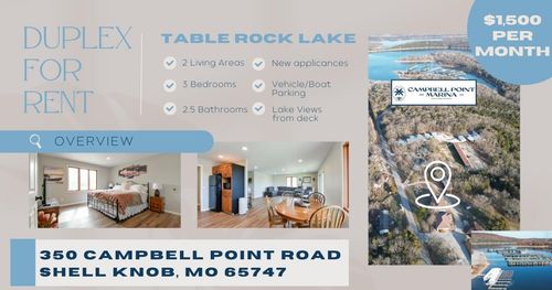 1-350 Campbell Point Rd, Shell Knob, MO, 65747-7304 | Card Image