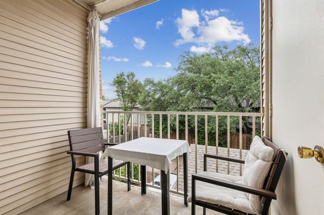 View of balcony with additional storage closet | Image 13