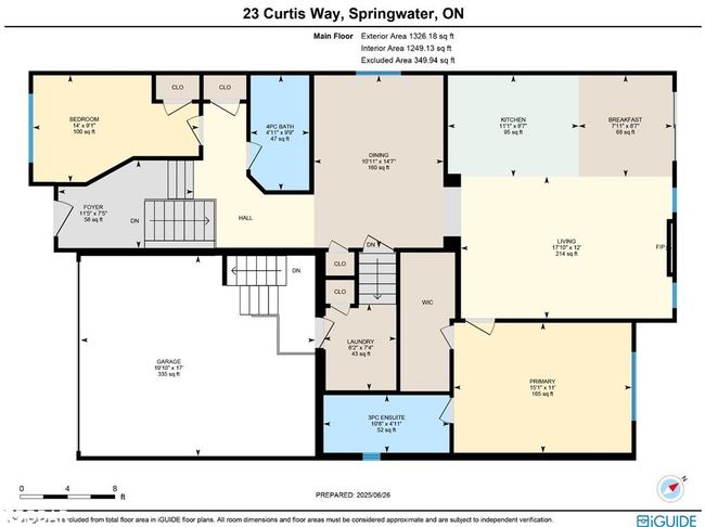23 Curtis Way, House other with 4 bedrooms, 3 bathrooms and 4 parking in Springwater ON | Image 22