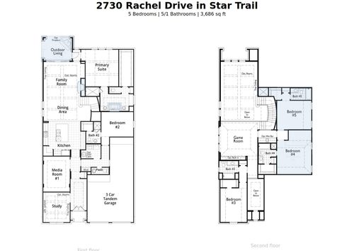 2730 Rachel Dr, Prosper, TX, 75078-3673 | Card Image