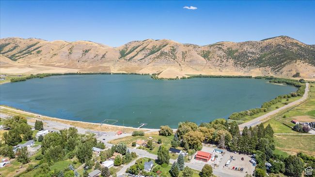 Drone / aerial view with reservoir and mountains | Image 53