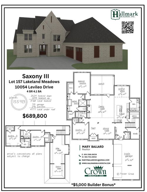 10054 Levileo Dr, Lakeland, TN, 38002 | Card Image