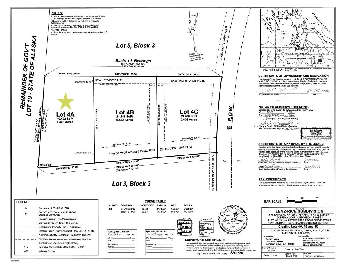 Land in Coffman Cove