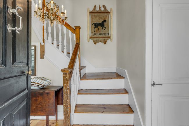 Welcome Home ~ A Gracious Entry Foyer With The Original Turned Staircase | Image 6