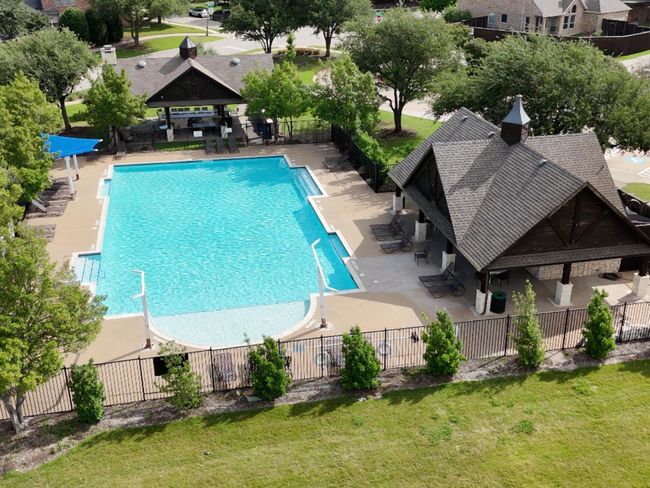 Community pool with a gazebo and a patio area | Image 30