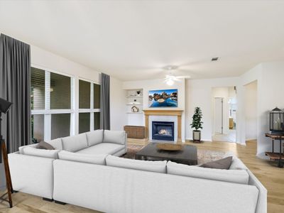 Living room showing virtually staged furniture | Image 2