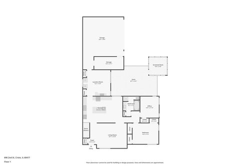 696 2nd St, Crete, IL, 60417-2040 | Card Image
