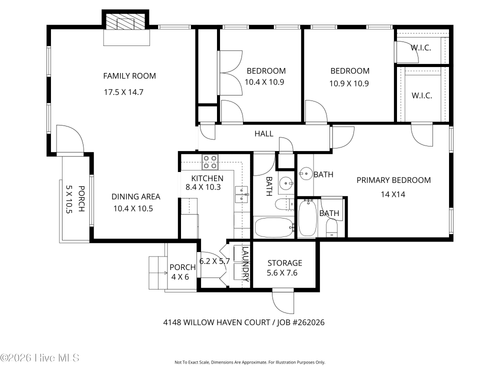 4148 Willow Haven Ct, Raleigh, NC, 27616-8703 | Card Image