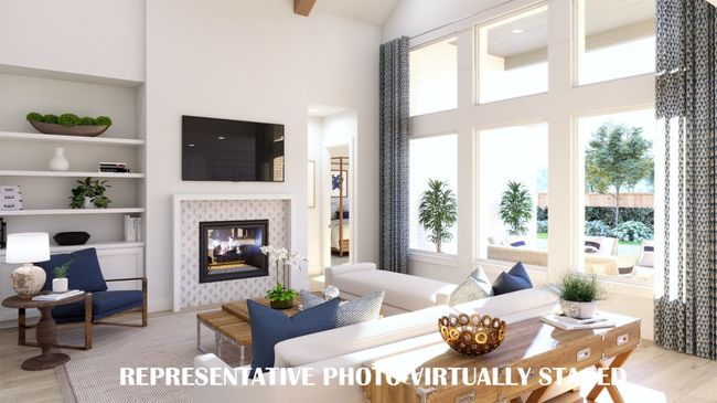 With a wall of windows and spectacular finishes, this gorgeous home is truly your forever home! REPRESENTATIVE PHOTO VIRTUALLY STAGED | Image 7