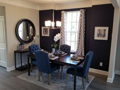 Media of decorated Westbrook Town Home is from a former decorated Model. May show co optional color/options not available in the actual Westbrook Home being built. Formal Dining | Image 1