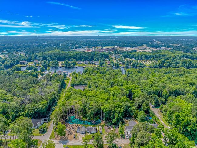 Bird's eye view of a large body of water and a heavily wooded area | Image 39
