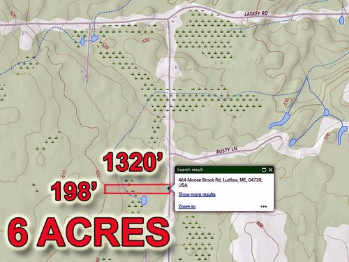 464 Moose Brook Road, Ludlow, ME, 04730 | Card Image