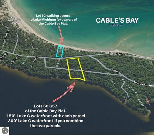 Lots 56 & 57 Spaulding Drive, Beaver Island, MI, 49782 | Card Image