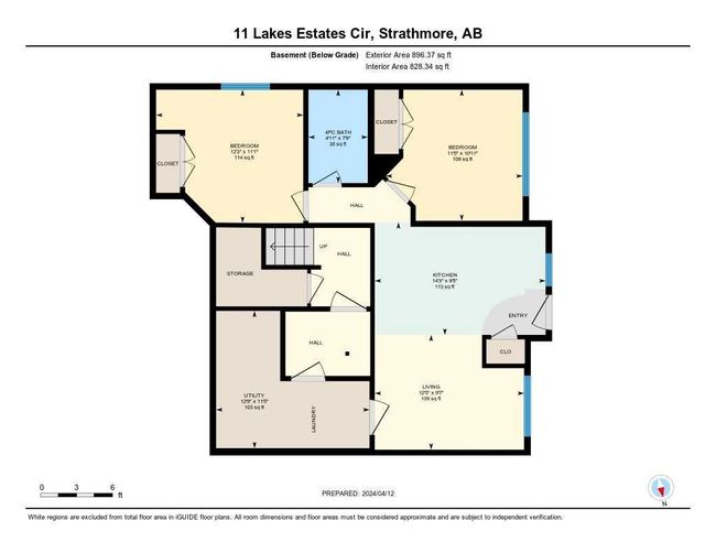11 Lakes Estates Circle, Home with 6 bedrooms, 4 bathrooms and 3 parking in Strathmore AB | Image 43