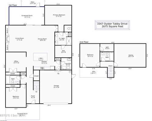 3347 Oyster Tabby Dr, Wilmington, NC, 28412-6013 | Card Image