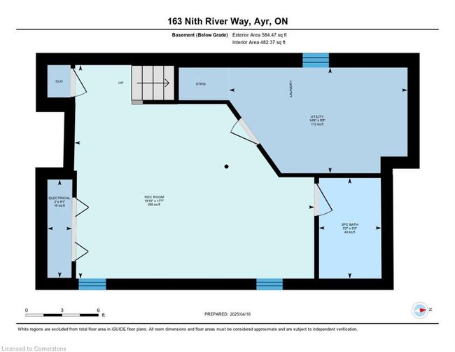 163 Nith River Way, House other with 3 bedrooms, 2 bathrooms and 5 parking in Ayr ON | Image 49