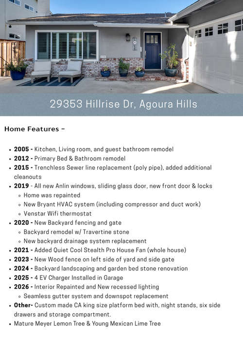 29353 Hillrise Dr, Agoura Hills, CA, 91301-1535 | Card Image