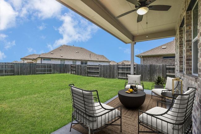 View of patio featuring ceiling fan | Image 25