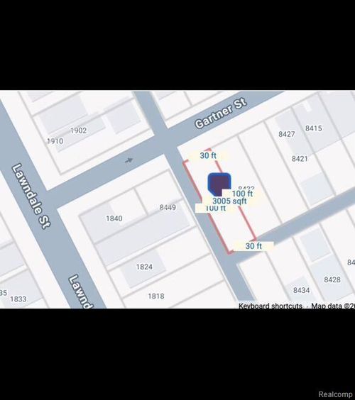 8439 Gartner St, Detroit, MI, 48209-3459 | Card Image