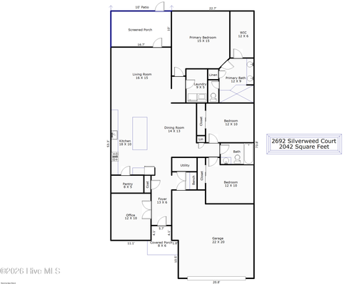 2692 Silverweed Court, Leland, NC, 28479 | Card Image