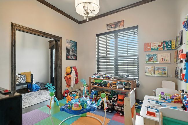Rec room featuring ornamental molding | Image 10