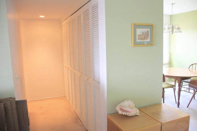 view into hallway from living room. Notice giant hall closet. | Image 9