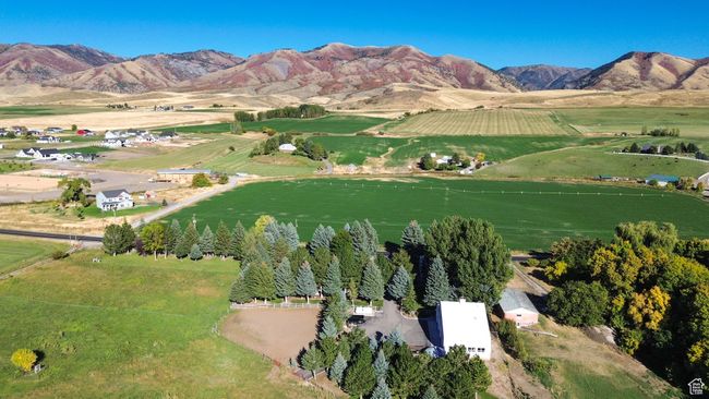 Birds eye view of property with a rural view and a water and mountain view | Image 82