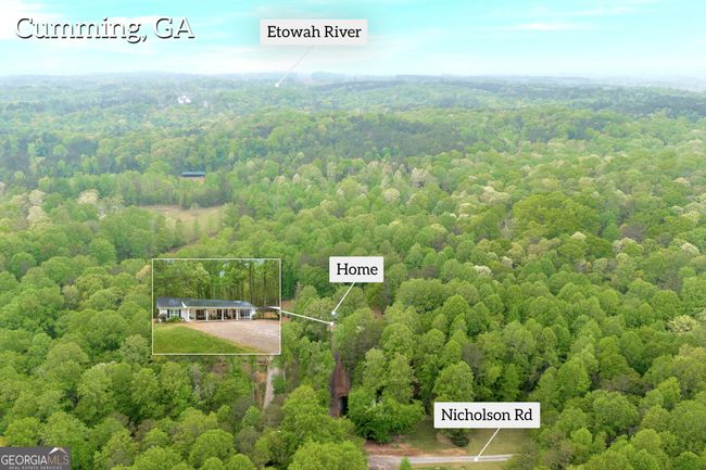 7616 Nicholson Rd, House other with 3 bedrooms, 2 bathrooms and 2 parking in cumming GA | Image 65