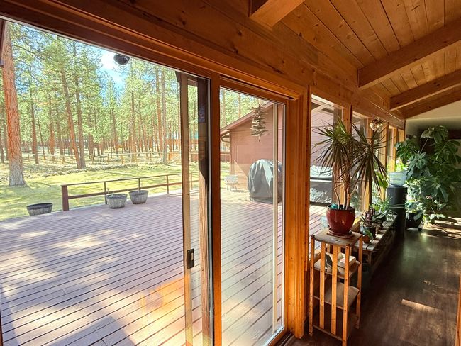 Sliding glass door to deck from kitchen | Image 19