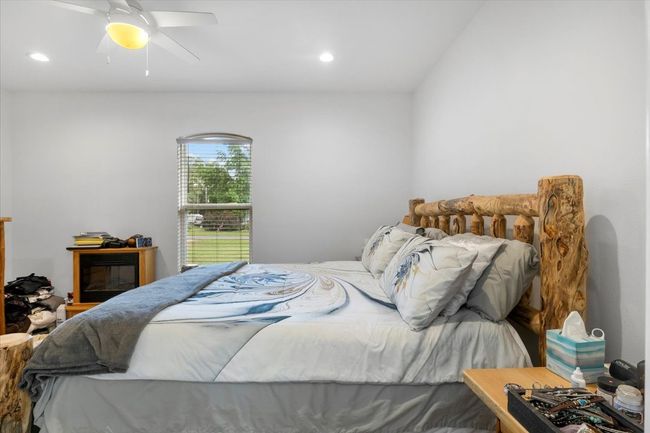 Bedroom with recessed lighting and a ceiling fan | Image 16