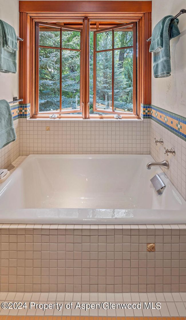 Separate tiled, stall shower. | Image 45
