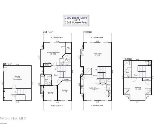 3809 Island Dr, N Topsail Beach, NC, 28460-8209 | Card Image