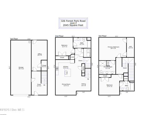 f-326 Forest Park Rd, Wilmington, NC, 28409-5716 | Card Image