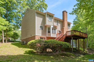 In view from the property line you see the double deck with connecting stairs. All were rebuilt and stained in 2023. | Image 3