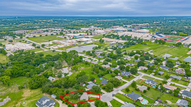 View of property location featuring property parcel outlined and a large body of water | Image 23