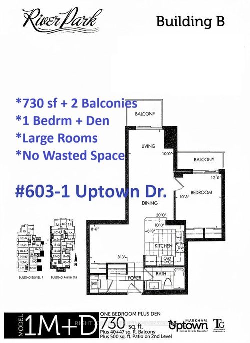 603-1 Uptown Dr, Markham, ON, L3R5C1 | Card Image