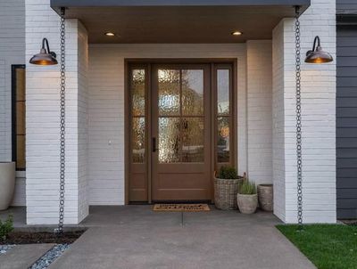 Custom Stained Wood Front Door | Image 3