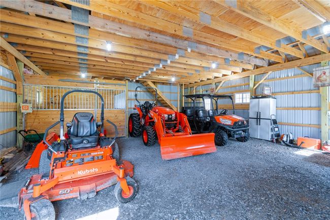 Look at all the space in the pole barn! Even has a second level to fish off or use for storage | Image 36