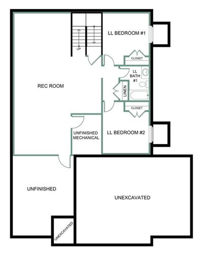 Wildflower *OPTIONAL* Lower Level Finish, add up to addtl 1065 Sq. Ft. | Image 3