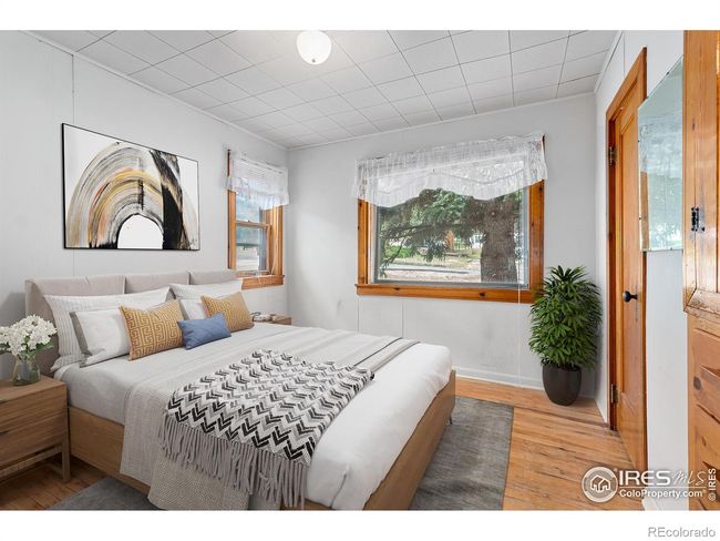 Virtually staged primary bedroom | Image 19