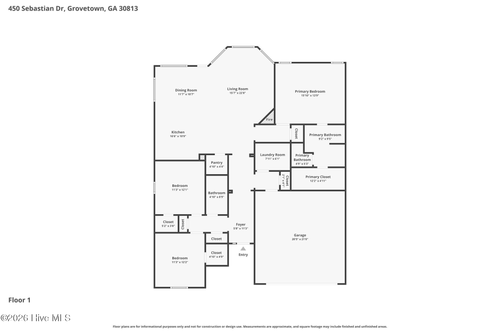 450 Sebastian Dr, Grovetown, GA, 30813-4911 | Card Image