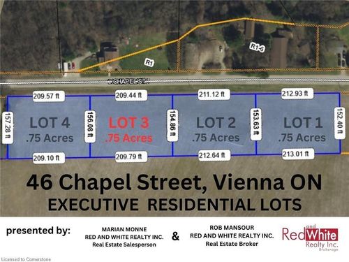 LOT 3 - 46 Chapel St, Vienna, ON, N0J1Z0 | Card Image