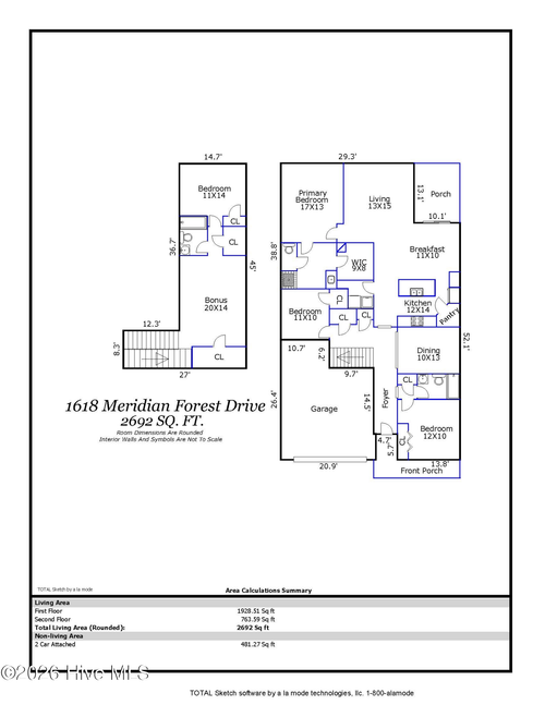 1618 Meridian Forest Dr Se, Bolivia, NC, 28422-4602 | Card Image