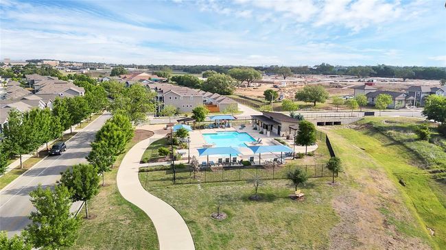Aerial view of Crystal Springs amenity center and pool pavilion. | Image 35