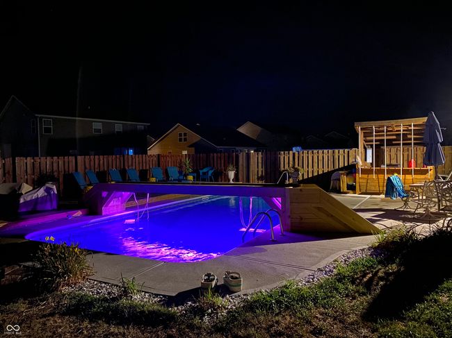Gorgeous outdoor lighting for night time swimming. | Image 31