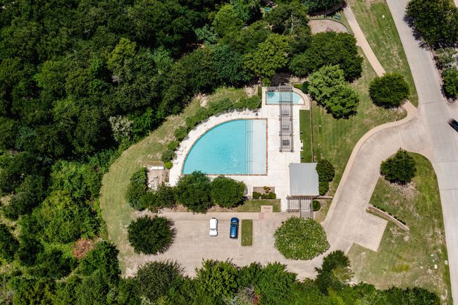Bird's eye view of a pool area | Image 30