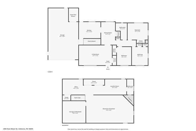 208 Chan Mowr Drive, House other with 3 bedrooms, 2 bathrooms and 2 parking in Middlesex Twp PA | Image 32